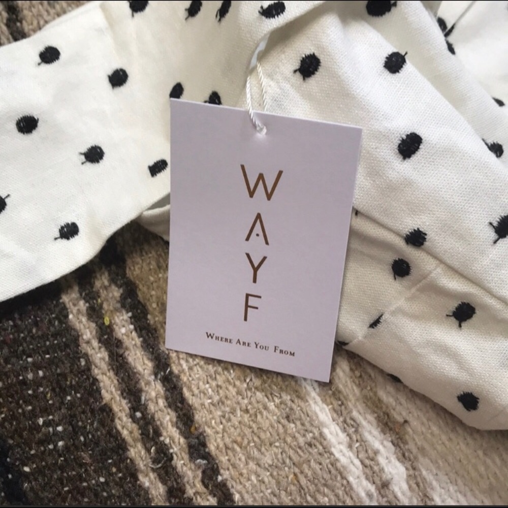 WAYF Capri Knot Cutout Polka Dot Fit & Flare Dress - Picture 5 of 8
